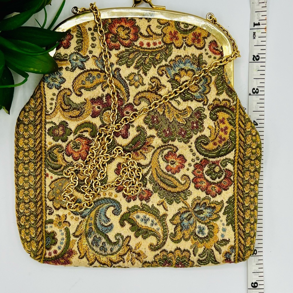 🌺Authentic Walborg Tapestry Vintage Handbag | Purse Made In Italy🌸🌺